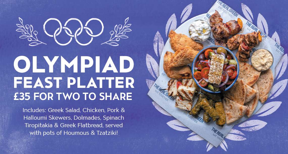 olympics - olympiad platter - The Real Greek